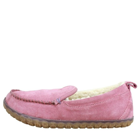 L.L. Bean Shoes - LL Bean Pink Suede Shearling Lined Mountain Moccasin Slippers Size 10 M